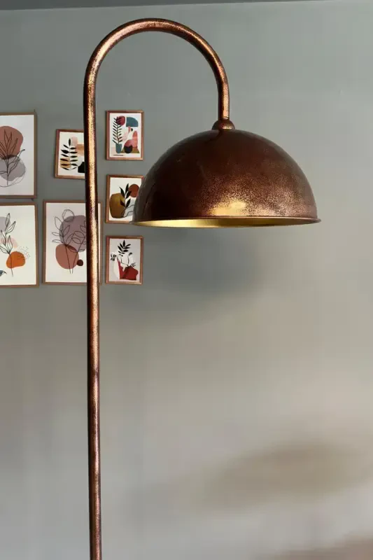 Patina Lamp Modern Decorative Metal Living Room Study Room Floor Lamp-Patina - 8