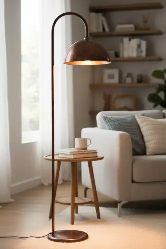 Patina Lamp Modern Decorative Metal Living Room Study Room Floor Lamp-Patina - 3