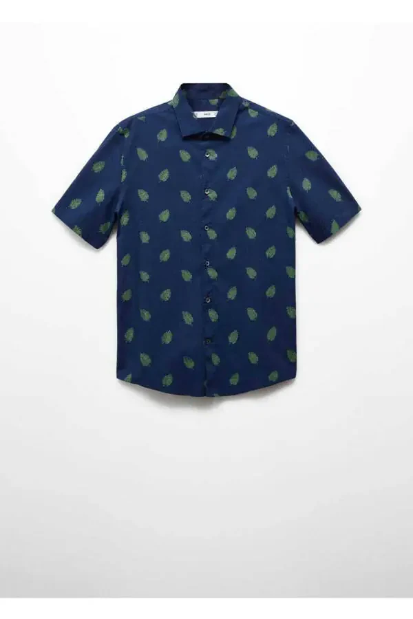 Patterned 100% Cotton T-Shirt - 3