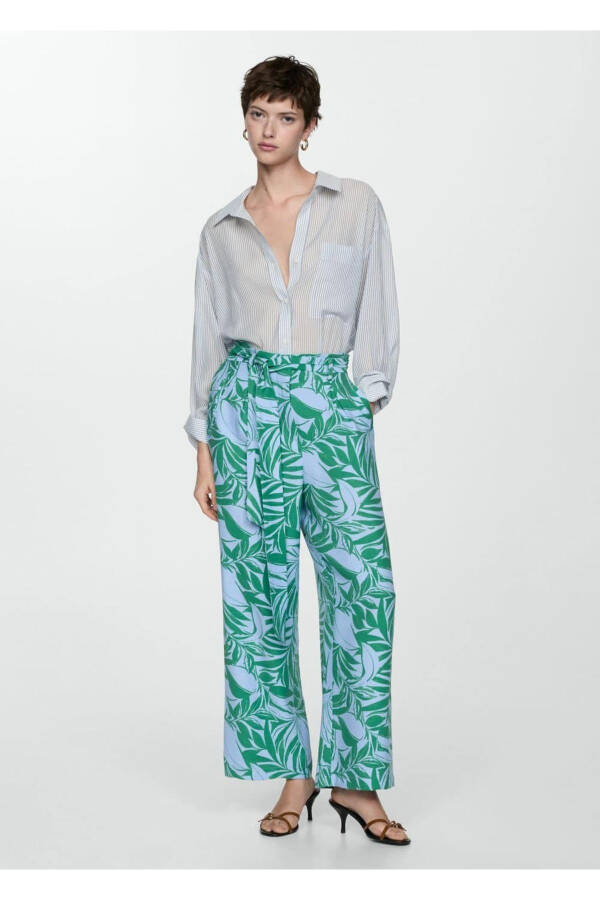 Patterned bow pants - 2