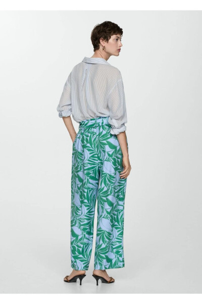 Patterned bow pants - 4