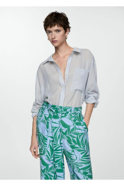 Patterned bow pants - 6