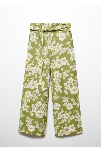 Patterned bow-tie pants - 5