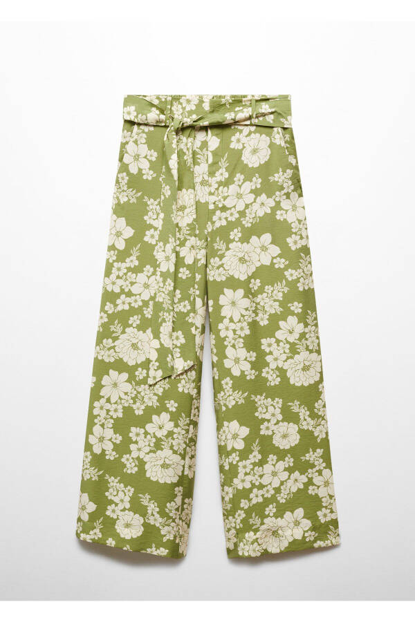 Patterned bow-tie pants - 5