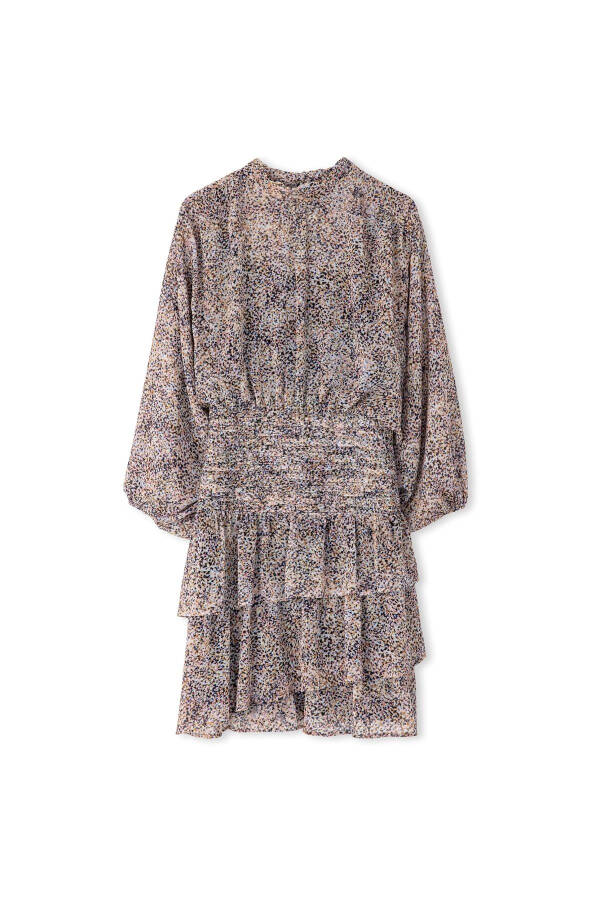 Patterned Chiffon Dress - 23