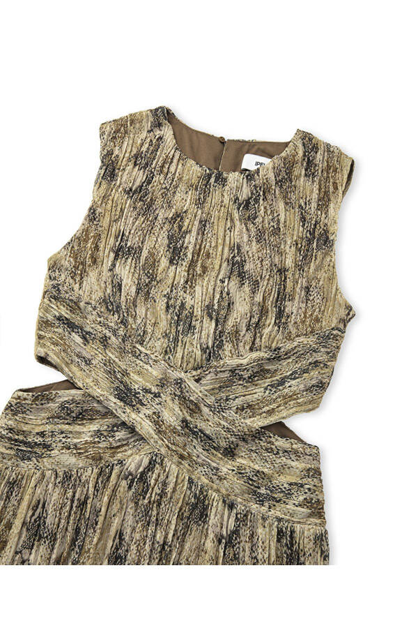 Patterned chiffon dress - 4