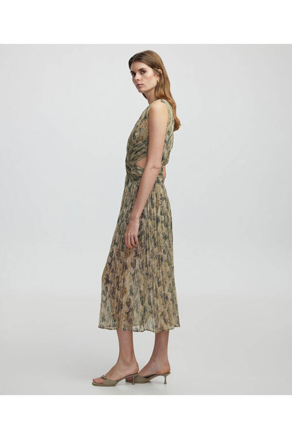 Patterned chiffon dress - 6