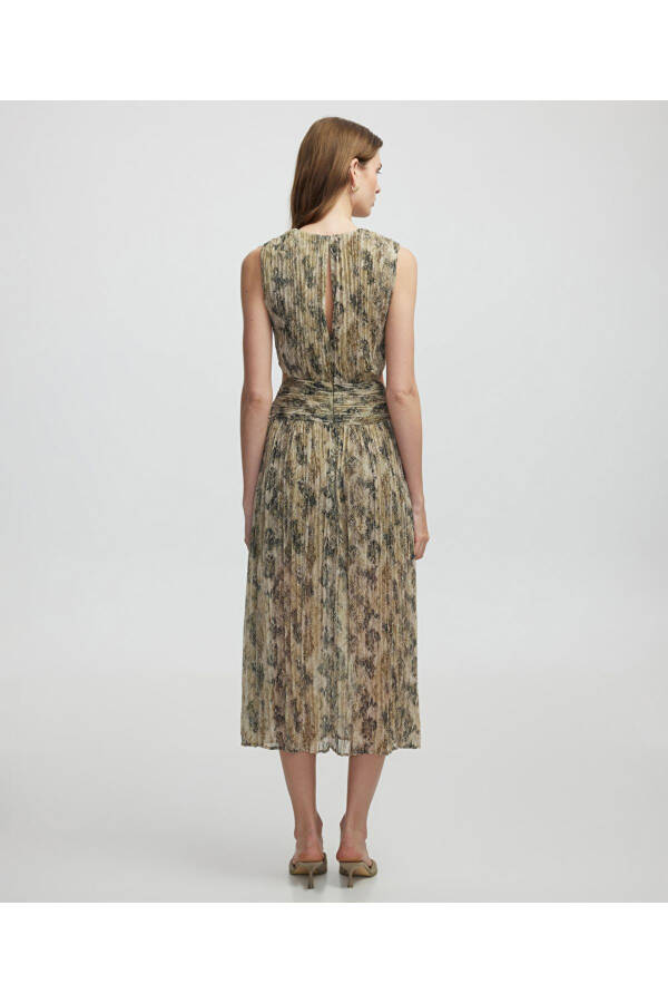 Patterned chiffon dress - 7