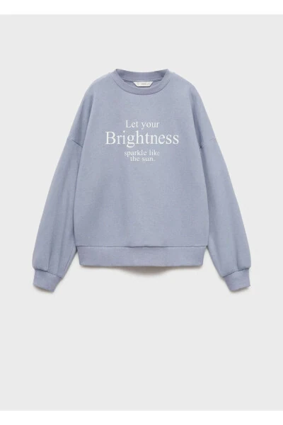 Patterned Cotton Sweatshirt - 1