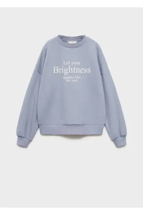 Patterned Cotton Sweatshirt - 1