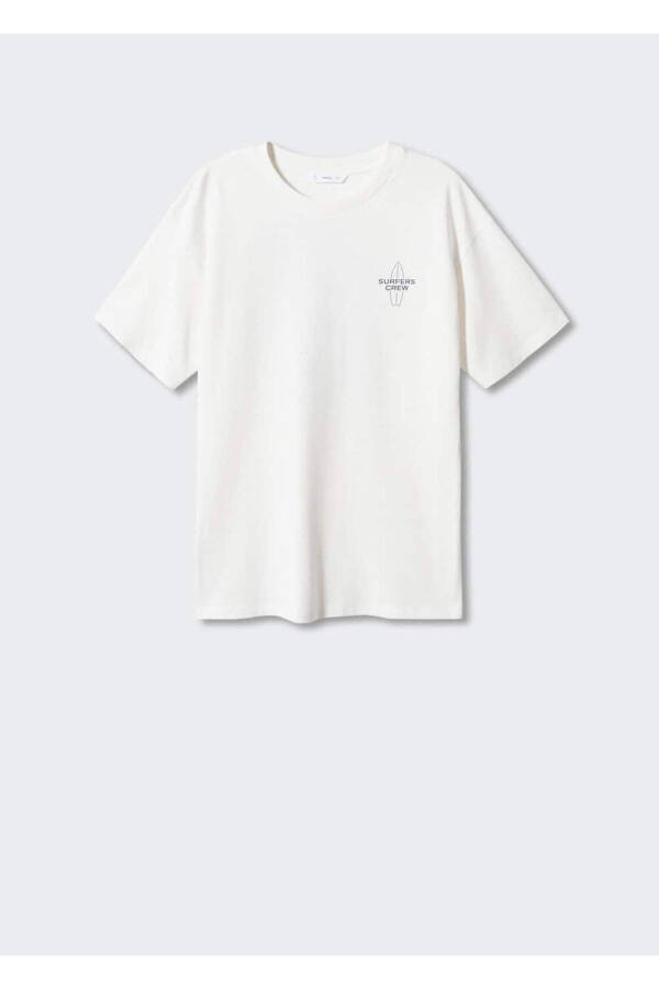 Patterned Cotton T-Shirt - 3