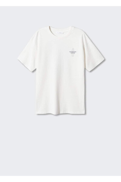 Patterned Cotton T-Shirt - 19