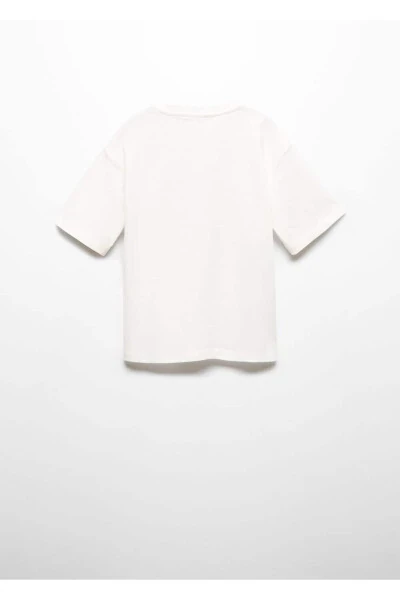 Patterned cotton t-shirt - MANGO KIDS (1)