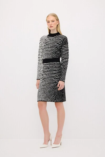 Patterned Knit Skirt - ADL