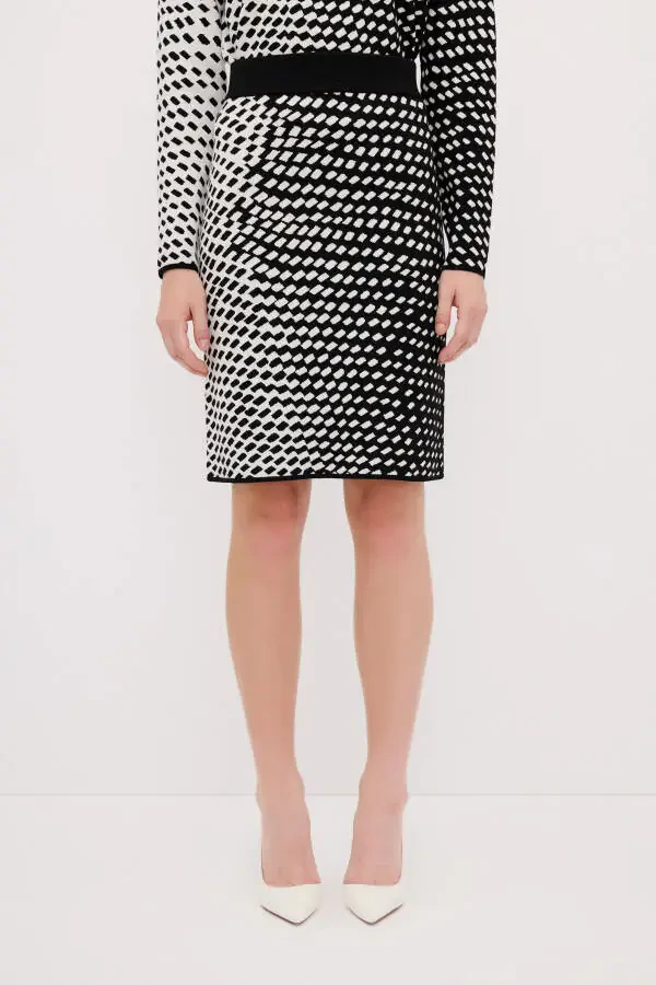Patterned Knit Skirt - 2