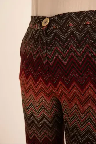 Patterned Knitted Pants - 4