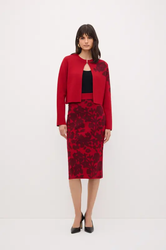 Patterned Knitted Skirt - ADL
