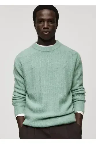 Patterned knitted sweater - 1