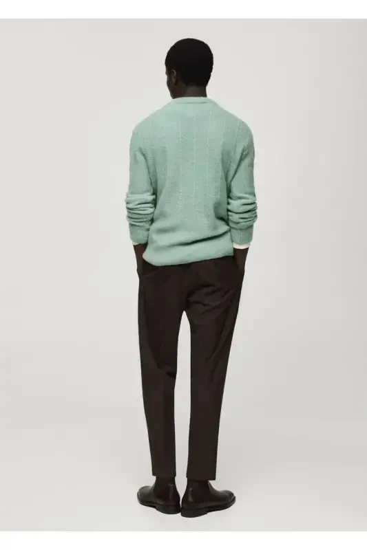 Patterned knitted sweater - 4