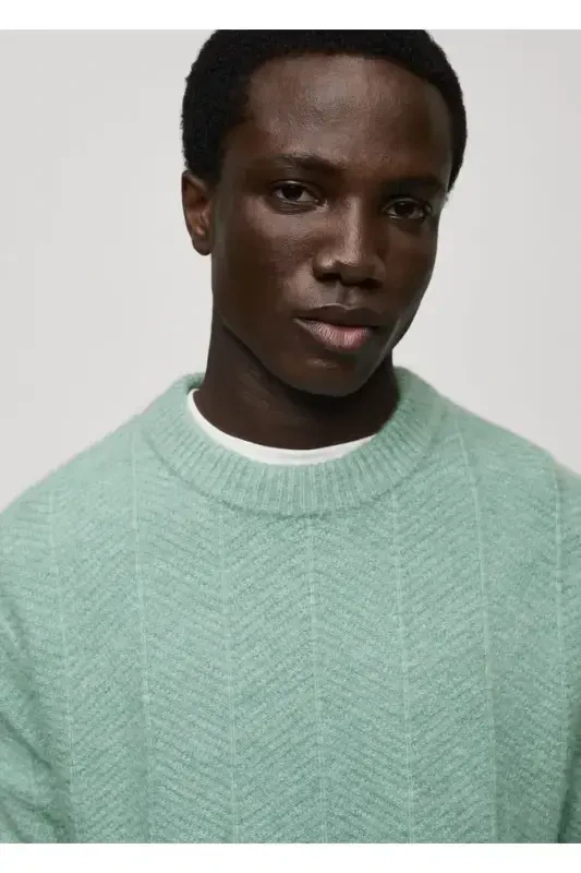 Patterned knitted sweater - 5