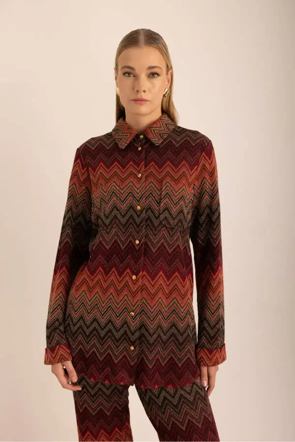 Patterned Knitted Tunic - 2