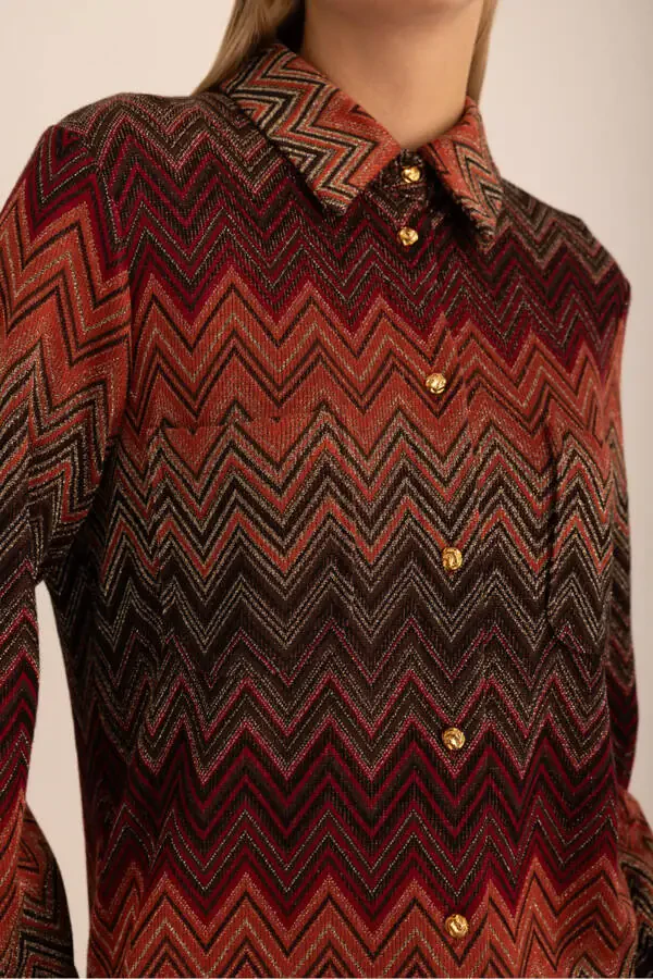 Patterned Knitted Tunic - 4