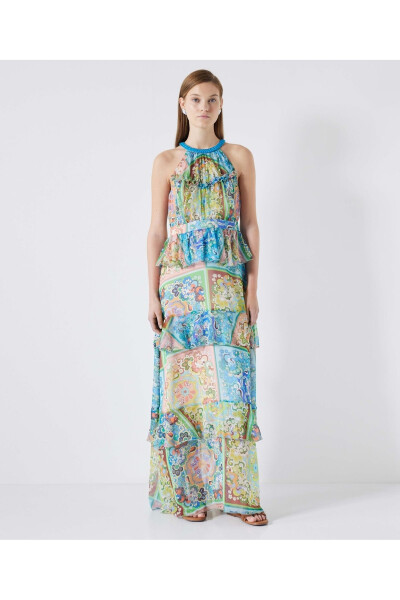 Patterned Maxi Dress - 17