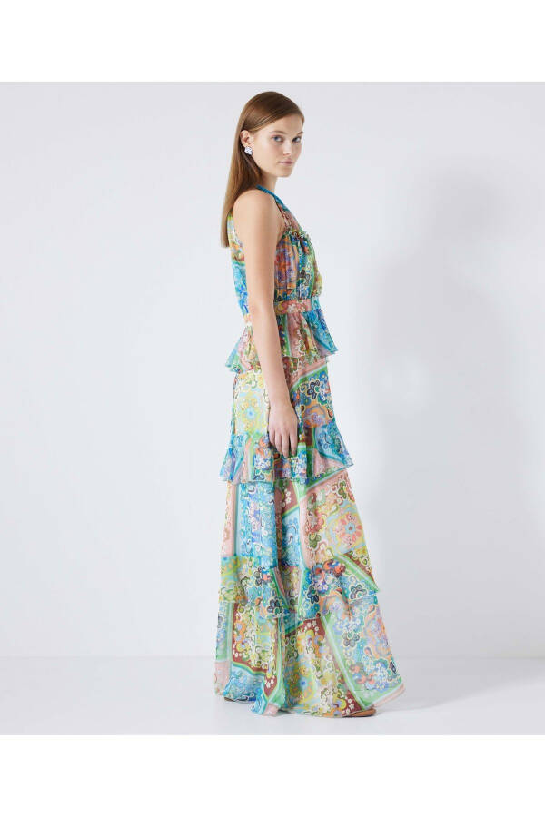 Patterned Maxi Dress - 18