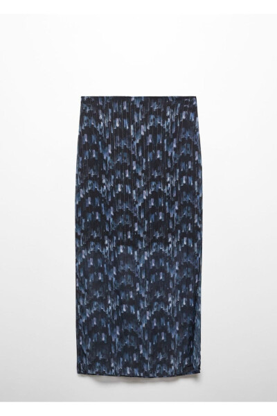 Patterned Maxi Skirt - 3