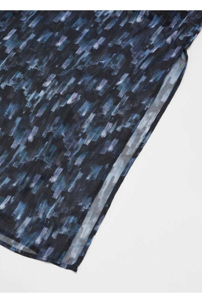 Patterned Maxi Skirt - 5