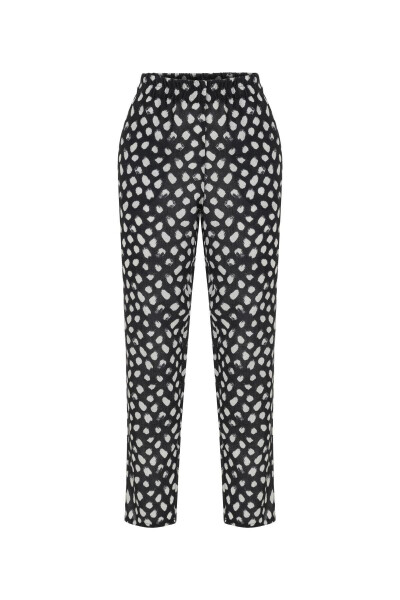 Patterned Relaxed Fit Pants - 7