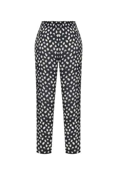 Patterned Relaxed Fit Pants - 8