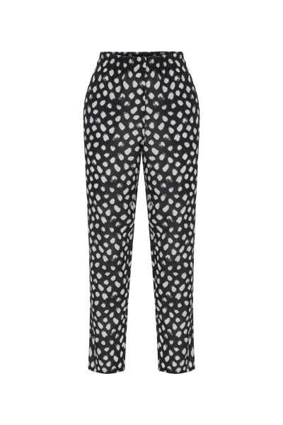 Patterned Relaxed Fit Pants - 11