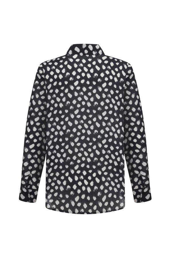 Patterned Relaxed Fit Shirt Black - 15