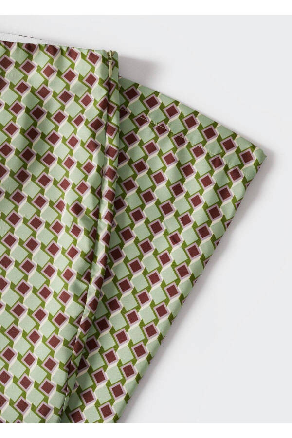 Patterned Satin Pants - 3