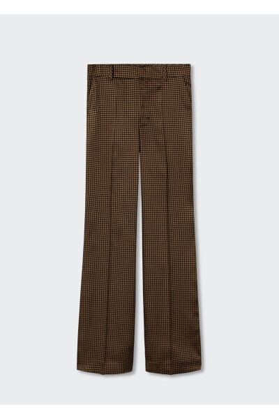 Patterned Satin Pants - 3