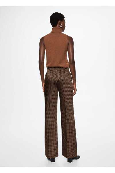 Patterned Satin Pants - 4