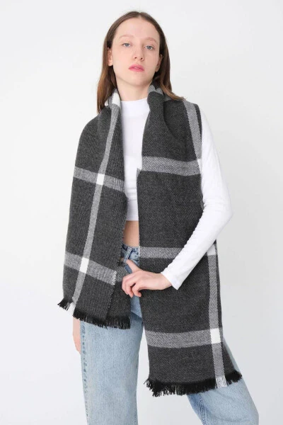 Patterned Shawl Shawl2021-a4 - ADDAX