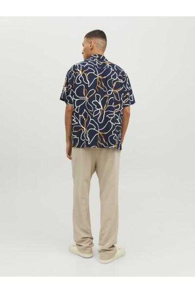 Patterned Short Sleeve Shirt - 3