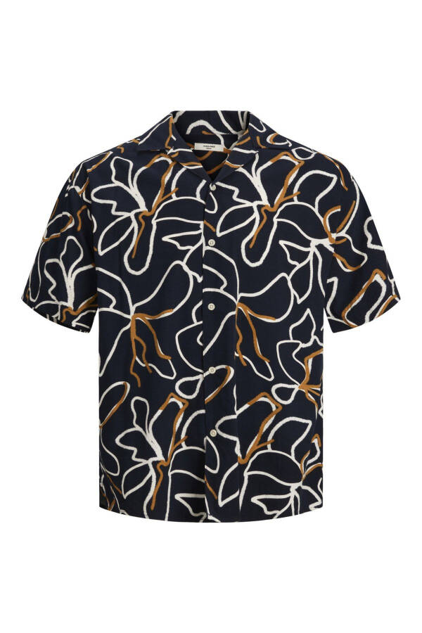 Patterned Short Sleeve Shirt - 5