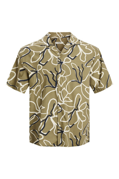 Patterned Short Sleeve Shirt - 5