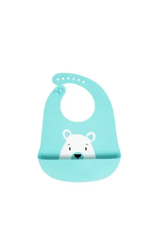 Patterned Silicone Bib - 2