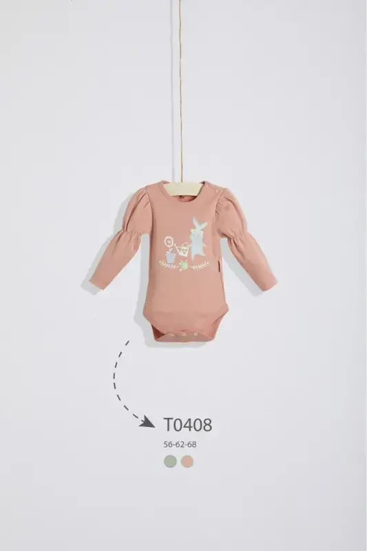 Patterned Snap Baby Bodysuit - WOGI