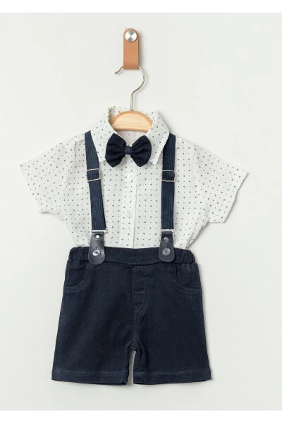 Patterned Style Shirt Adjustable Waist Sloped - CHICSY BABY