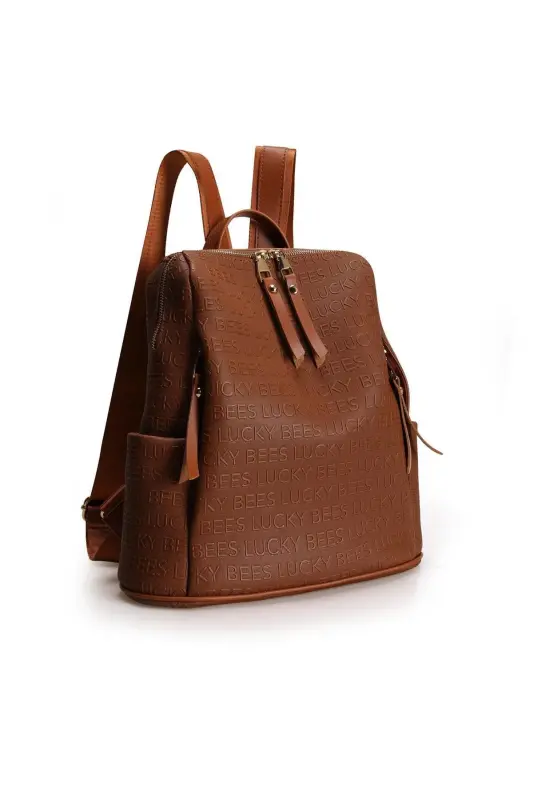 Patterned Women's Large Backpack - 9