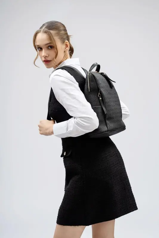 Patterned Women's Large Backpack - 2