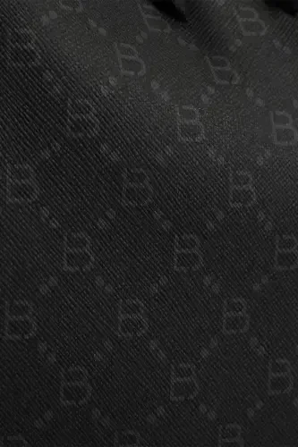 Patterned Women's Large Backpack-Black - 8