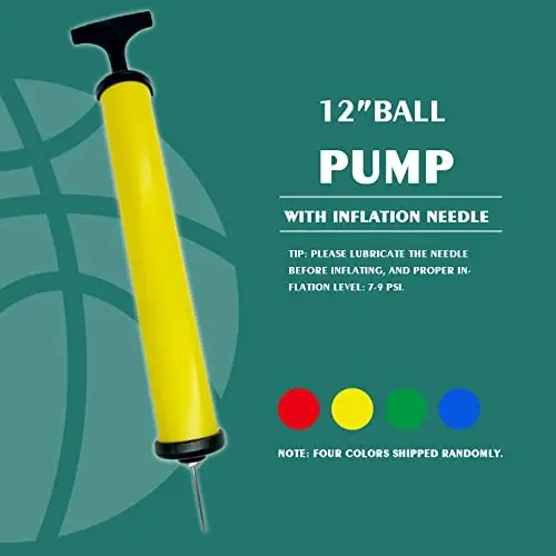 PATTONLEX Ayollar basketboli - 6-razmer (28.5) Nasos bilan - Qizlar basketboli uchun ideal - 6