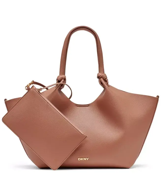 Paula Commuter Extra Large Tote Handbag - Hot Cocoa - DKNY