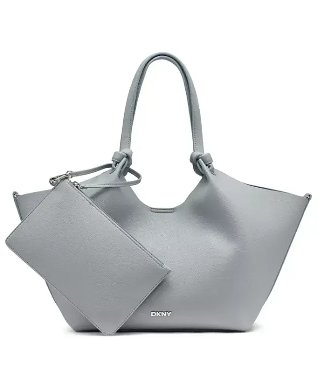 Paula Commuter Extra-Large Tote Handbag - Misty Blue - 1